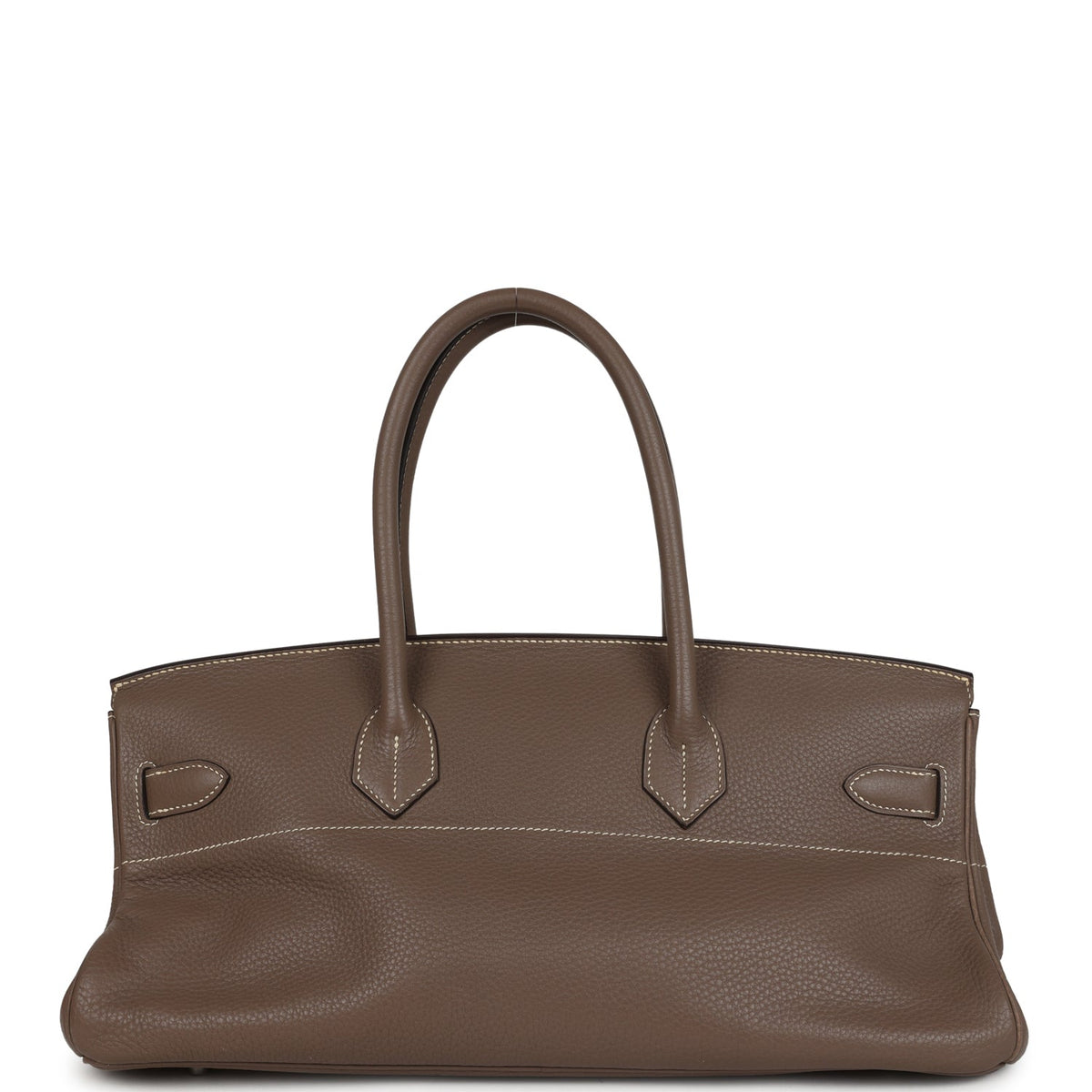 Vintage Shoulder Birkin 42 JPG Etoupe Clemence Palladium Hardware