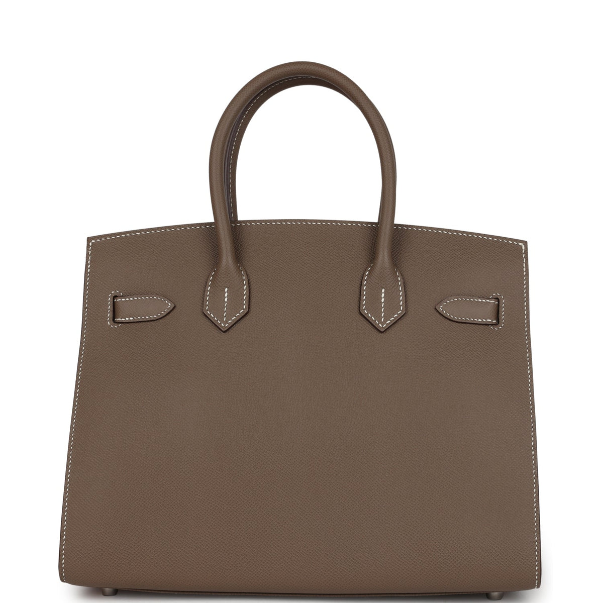 Birkin Sellier 30 Etoupe Epsom Palladium Hardware
