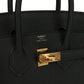 Birkins 25 Black Togo Gold Hardware