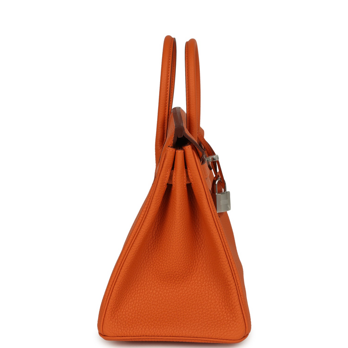 Birkin 25 Orange Togo Palladium Hardware