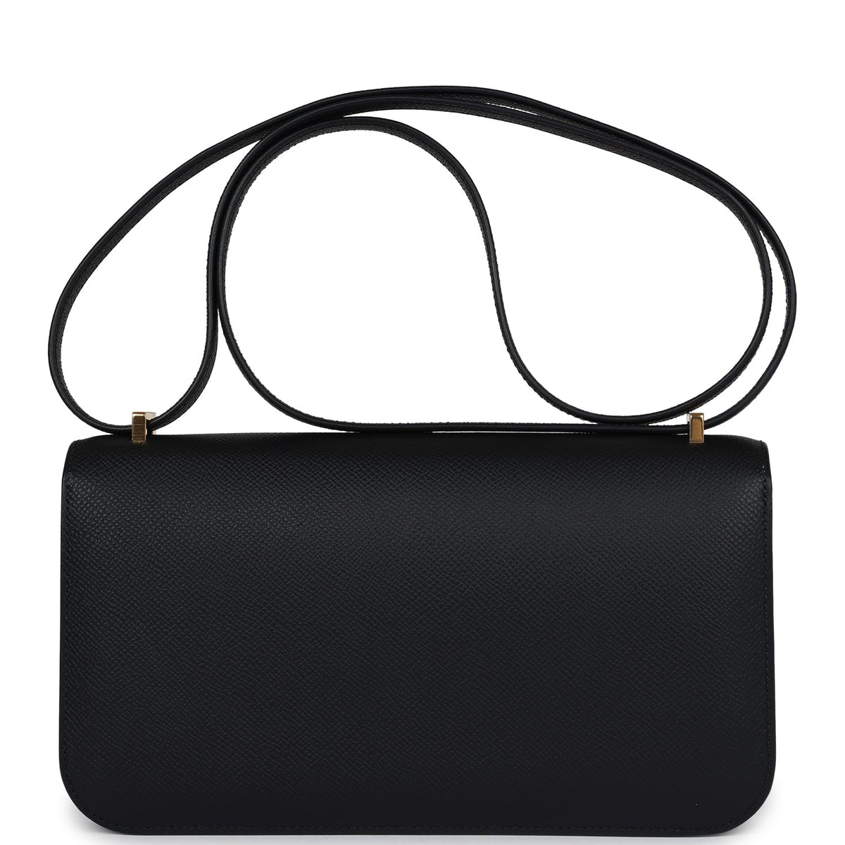 Constance Elan Black Epsom Gold Hardware