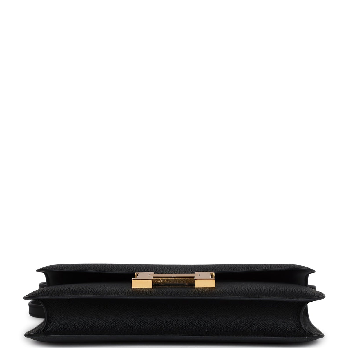 Constance Elan Black Epsom Gold Hardware