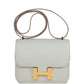 Constance 18 Gris Perle Chevre Mysore Gold Hardware