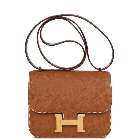 Constance 18 Gold Epsom Gold Hardware