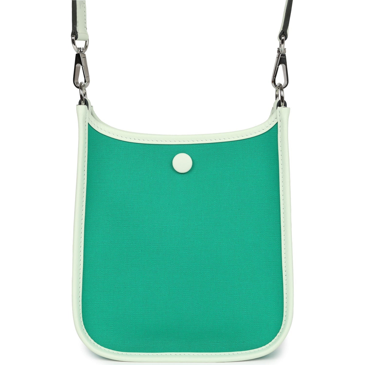 Neo Evelyne TPM Menthe Officier Canvas and Vert Fizz Swift Palladium Hardware