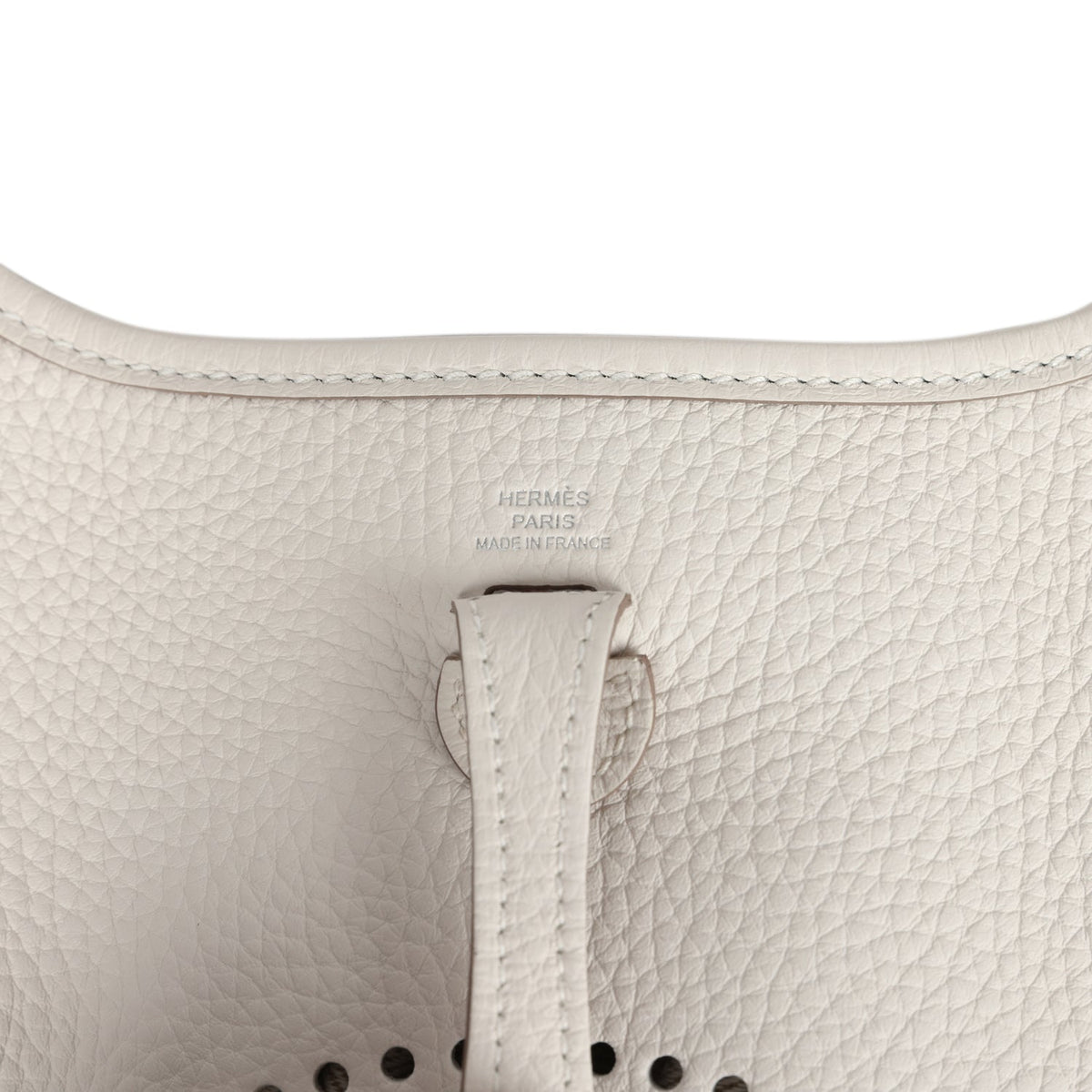 Evelyne TPM Gris Pale Clemence Palladium Hardware