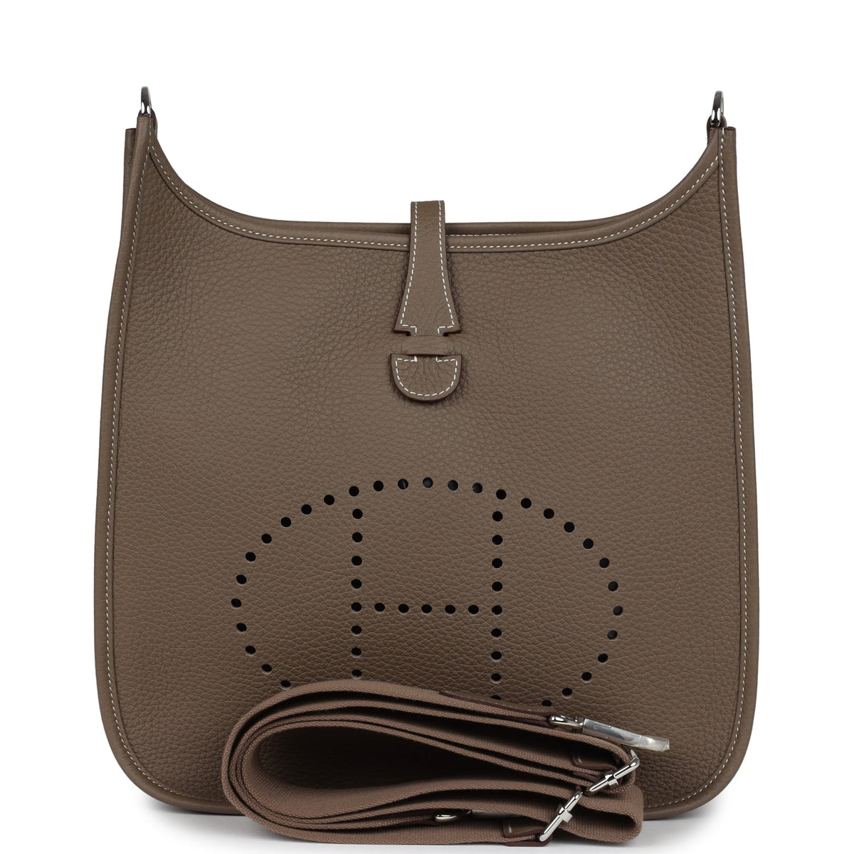 Evelyne PM Etoupe Clemence Palladium Hardware