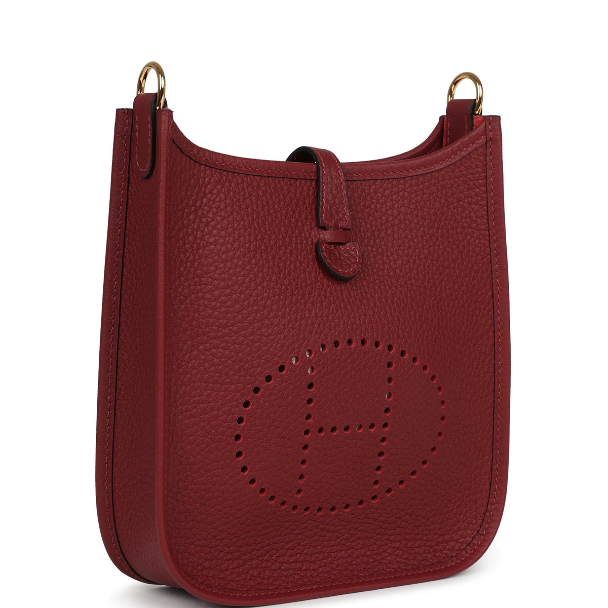 Evelyne TPM Rouge H Clemence Gold Hardware