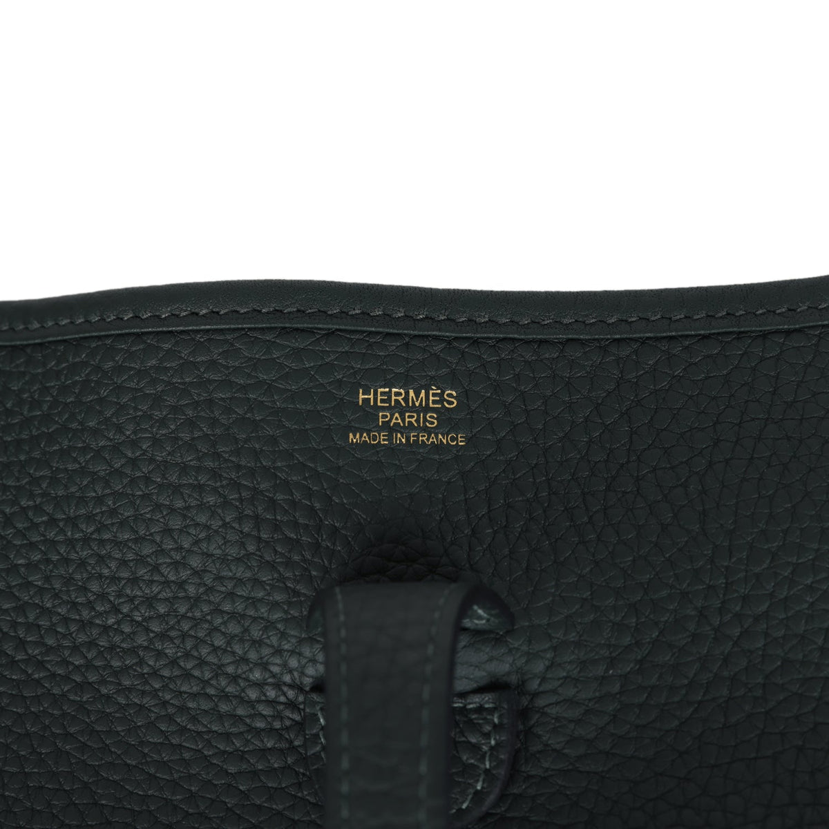 Evelyne III PM Vert Fonce Clemence Gold Hardware