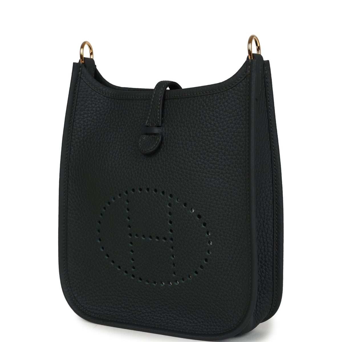 Evelyne TPM Vert Fonce Clemence Gold Hardware