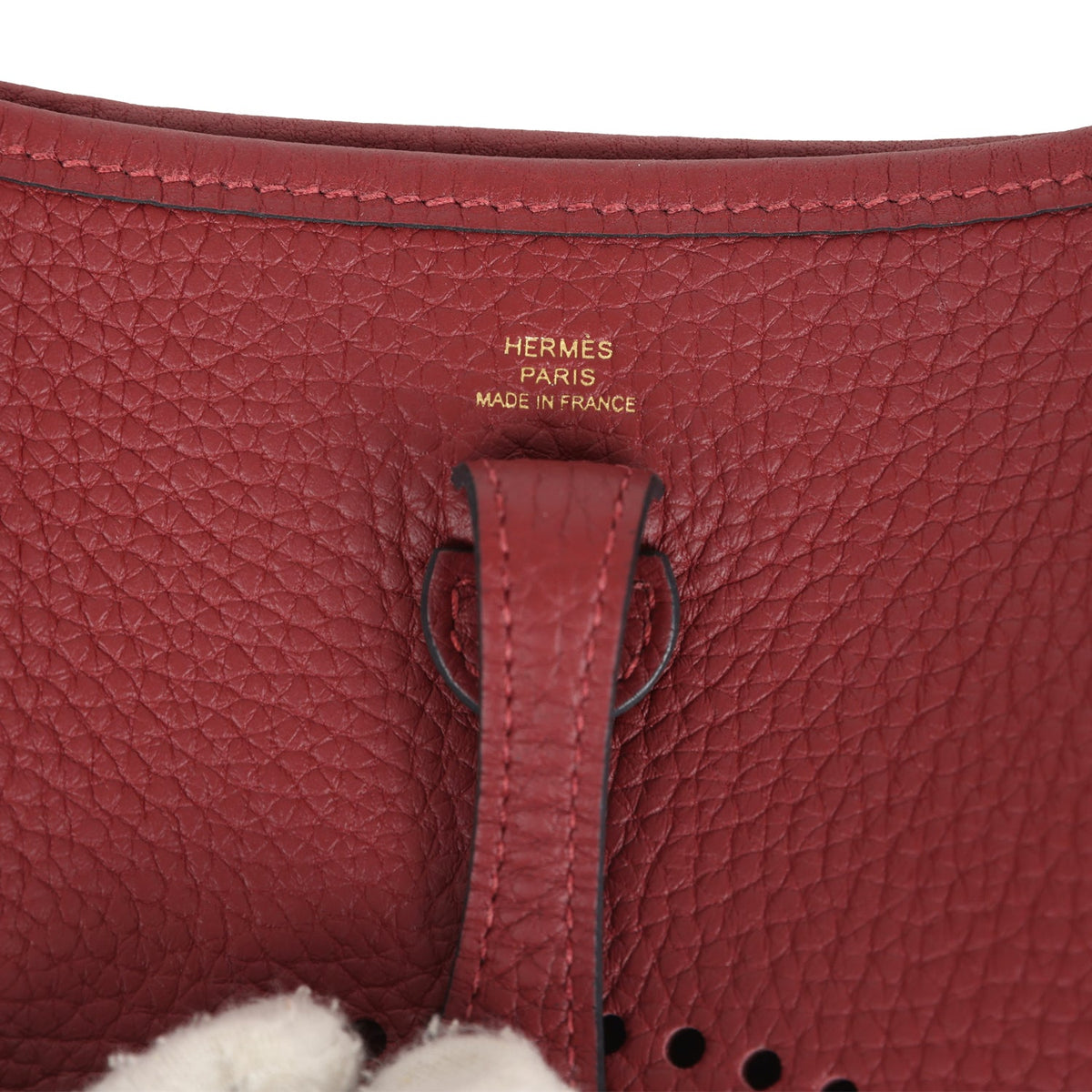 Evelyne TPM Rouge H Clemence Gold Hardware