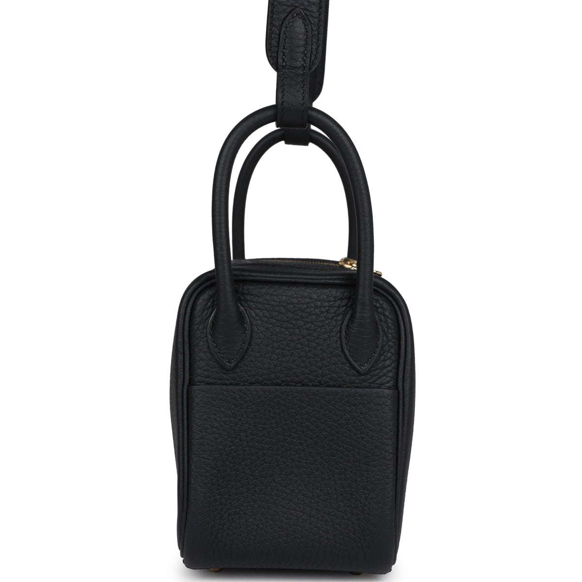 Mini Lindy II Black Clemence Gold Hardware