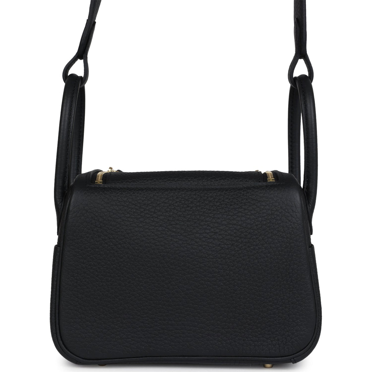 Mini Lindy II Black Clemence Gold Hardware
