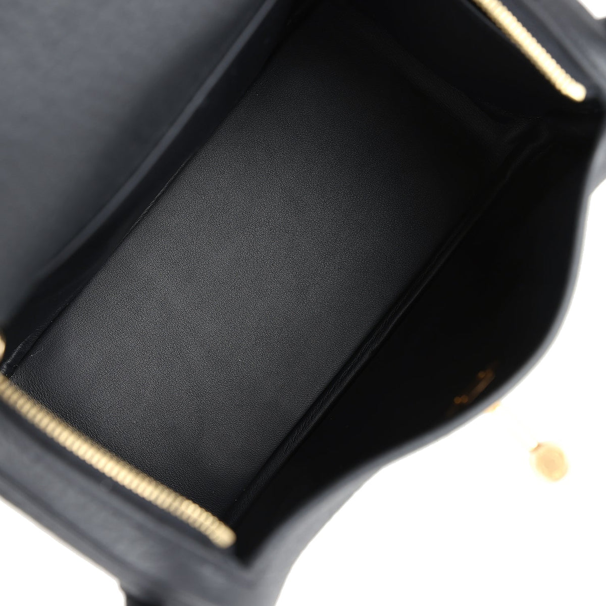 Mini Lindy II Black Clemence Gold Hardware