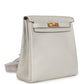 Kelly Ado II Backpack Gris Perle Evercolor Gold Hardware