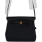 Herbag Zip 20 Mini Black Toile Militaire Canvas and Black Vache Hunter Gold Hardware