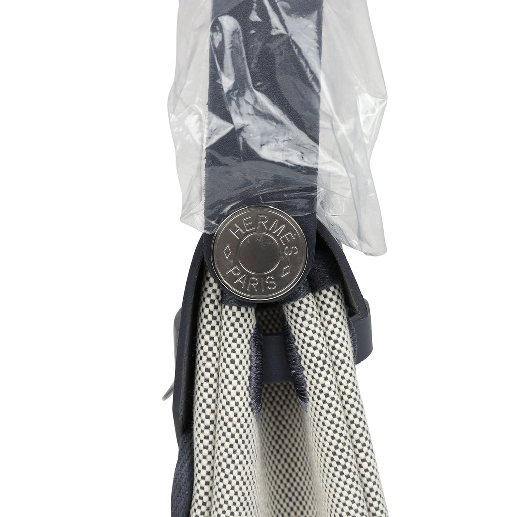 Herbag Zip 20 Mini Ecru وArdoise Toile H Canvas وArdoise Vache Hunter Palladium Hardware