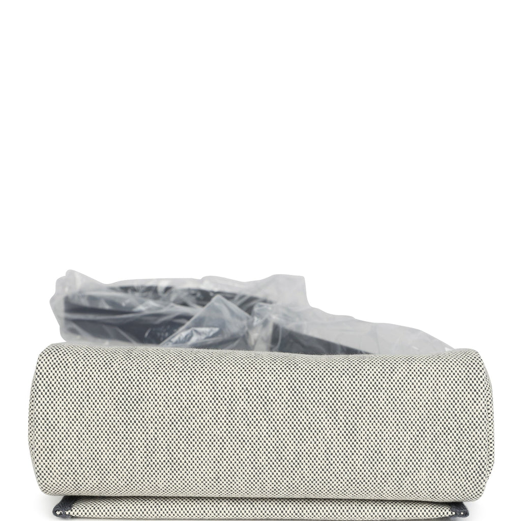 Herbag Zip 20 Mini Ecru وArdoise Toile H Canvas وArdoise Vache Hunter Palladium Hardware