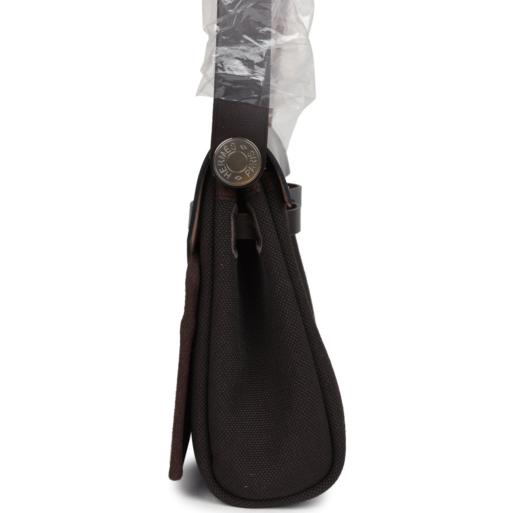 Herbag Zip 20 Mini Ebene Toile H Canvas and Vache Hunter Palladium Hardware