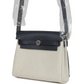 Herbag Zip 20 Mini Ecru وBleu Glacier Toile H Canvas وArdoise Vache Hunter Palladium Hardware