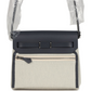 Herbag Zip 20 Mini Ecru وBleu Glacier Toile H Canvas وArdoise Vache Hunter Palladium Hardware