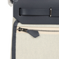 Herbag Zip 20 Mini Ecru وBleu Glacier Toile H Canvas وArdoise Vache Hunter Palladium Hardware