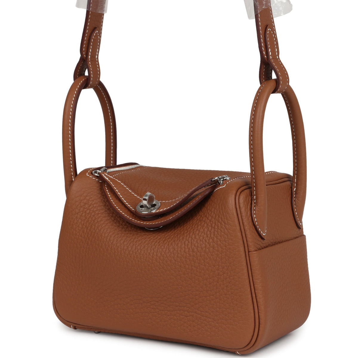 Mini Lindy II Gold Clemence Palladium Hardware