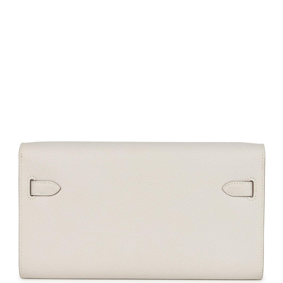 Kelly Wallet To Go Gris Pale Epsom Gold Hardware