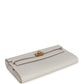 Kelly Wallet To Go Gris Pale Epsom Gold Hardware