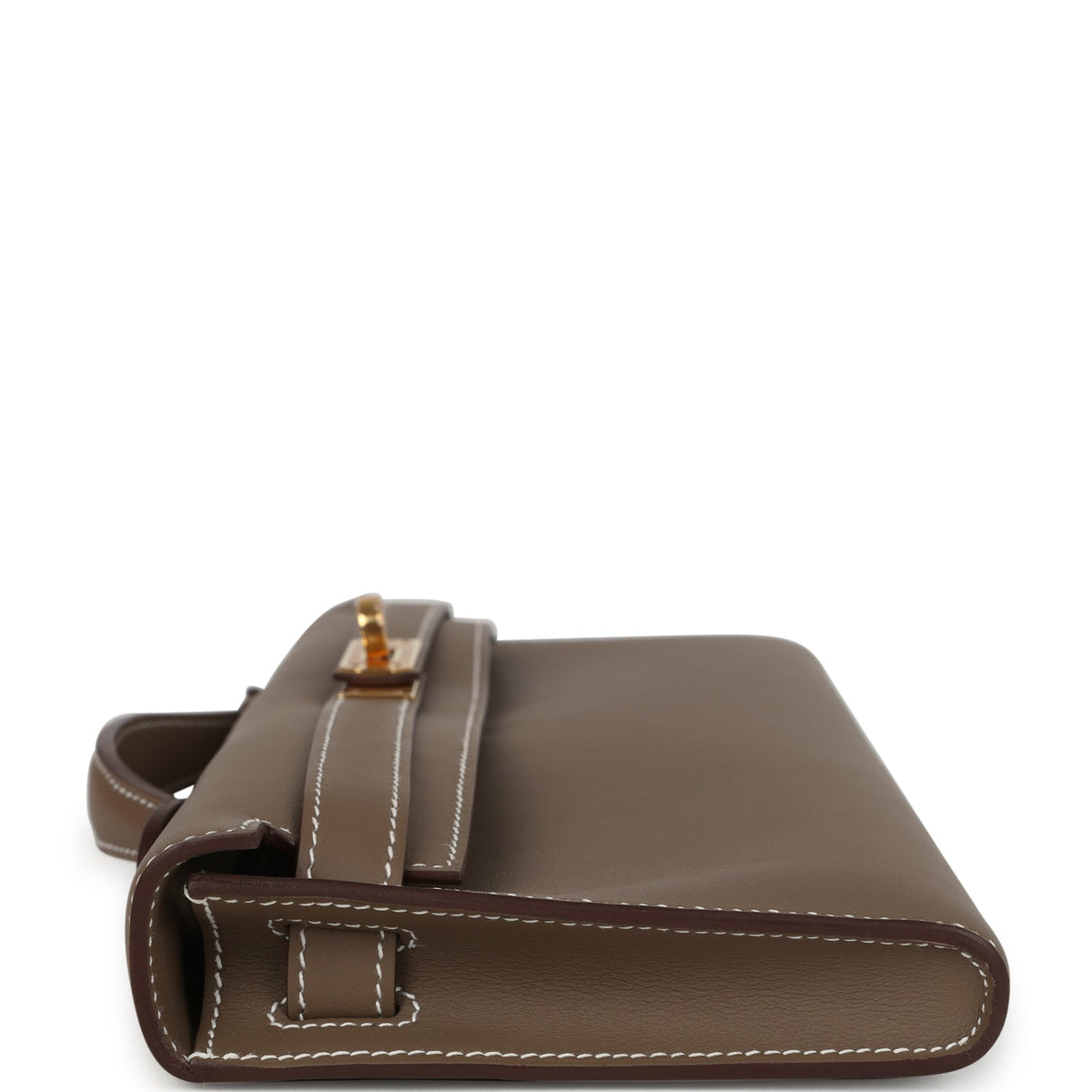 Kelly Cut Etoupe Swift Gold Hardware