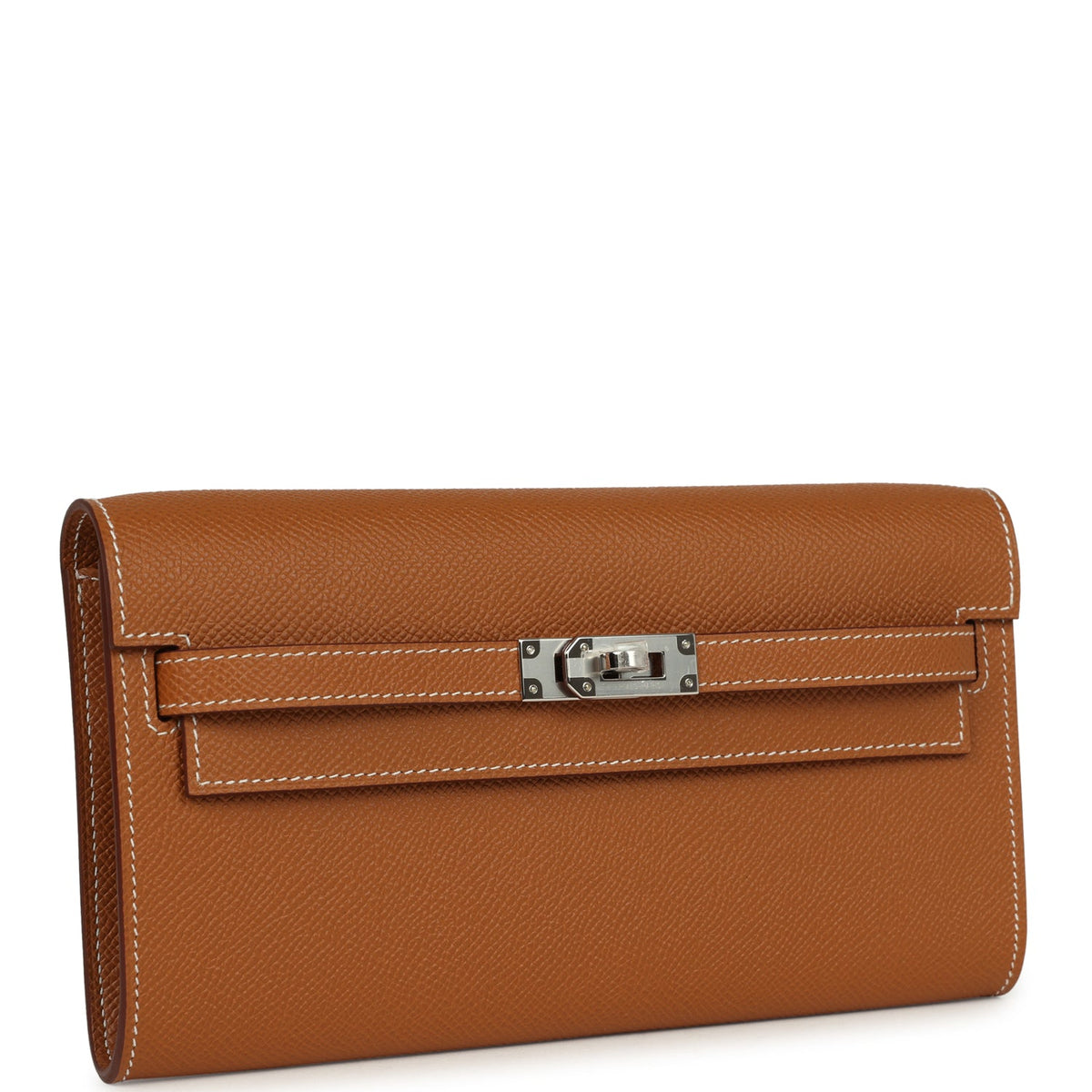 Kelly Wallet To Go Gold Epsom Palladium Hardware