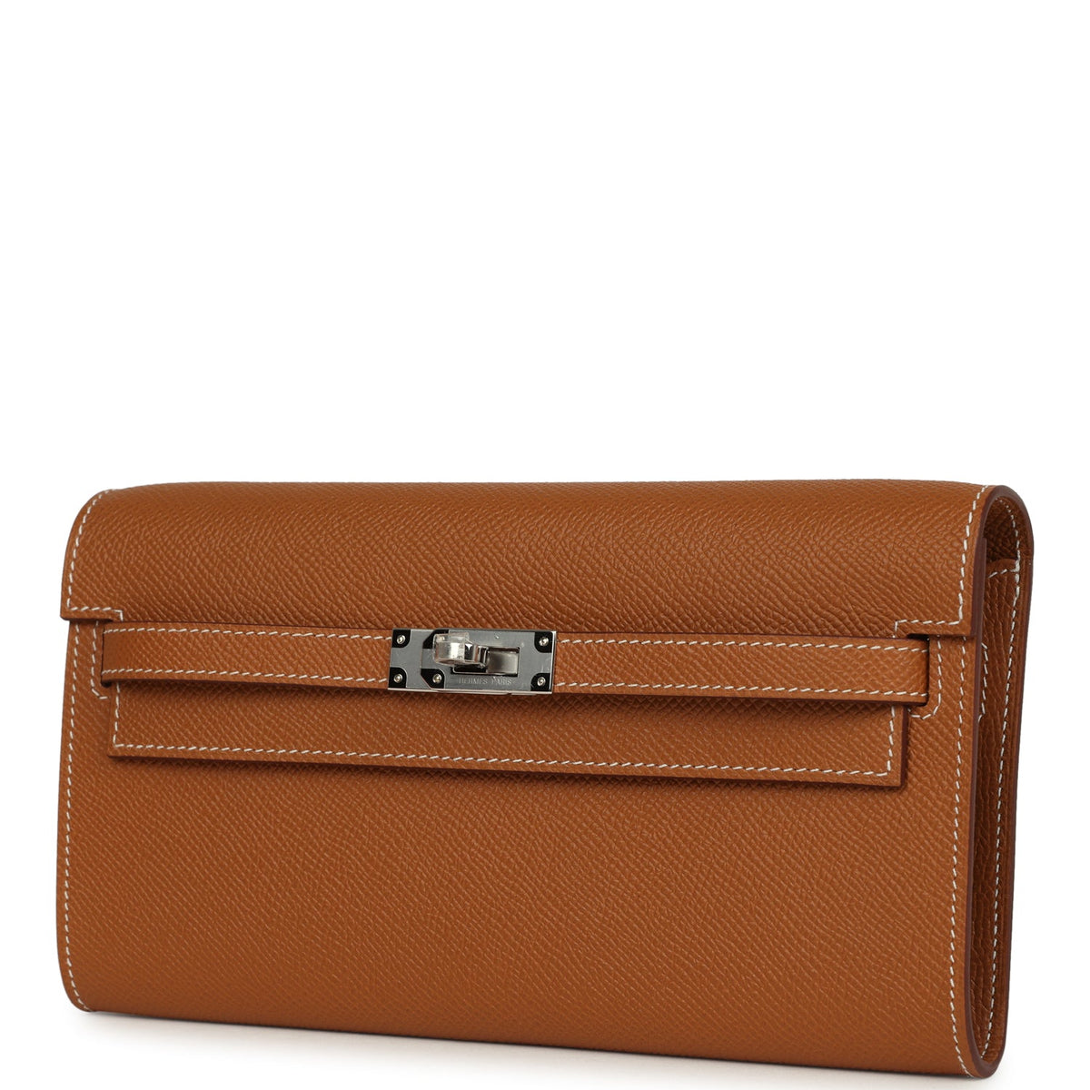 Kelly Wallet To Go Gold Epsom Palladium Hardware