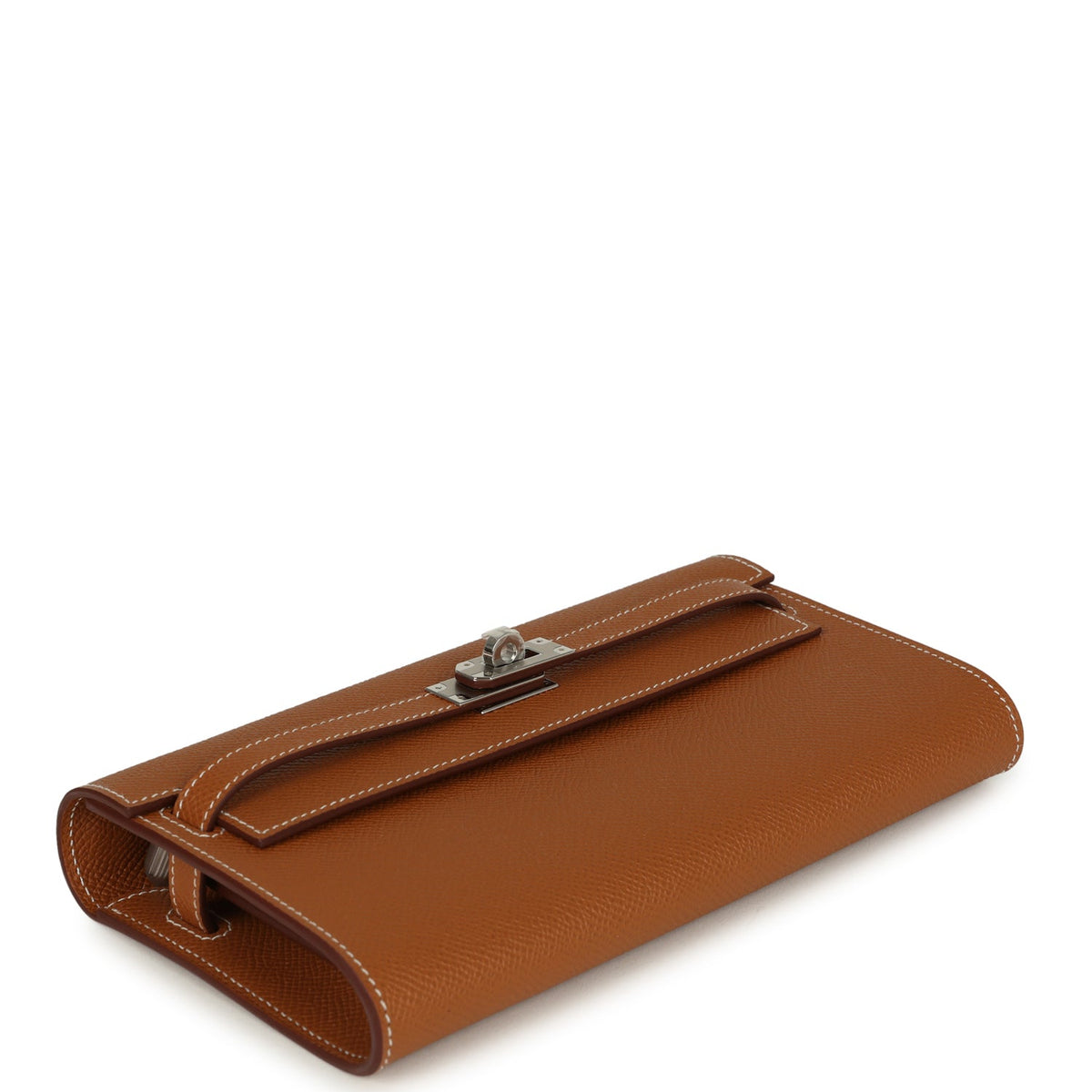 Kelly Wallet To Go Gold Epsom Palladium Hardware