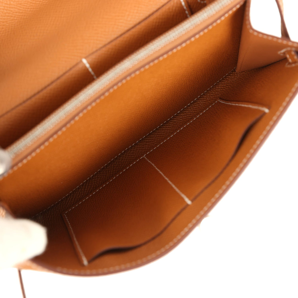 Kelly Wallet To Go Gold Epsom Palladium Hardware
