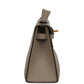 Kelly Pochette Gris Asphalte Swift Gold Hardware