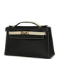 Special Order (HSS) Kelly Pochette Black and Beton Swift Permabrass Hardware