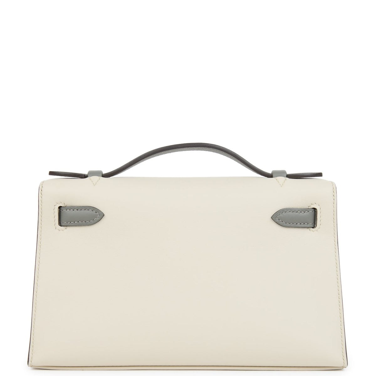 Special Order (HSS) Kelly Pochette Beton and Gris Meyer Swift Palladium Hardware