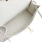 Kelly Pochette White Swift Gold Hardware