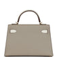 Special Order (HSS) Kelly Sellier 20 Gris Tourterelle and Nata Chevre Gold Hardware