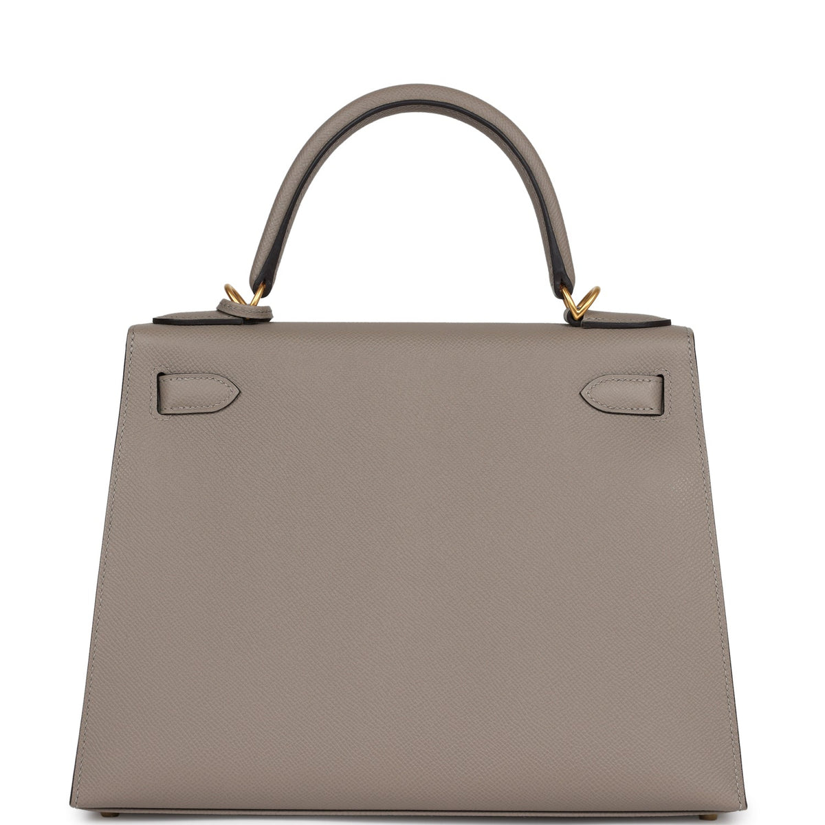 Special Order (HSS) Kelly Sellier 28 Gris Asphalte Verso Epsom Brushed Gold Hardware