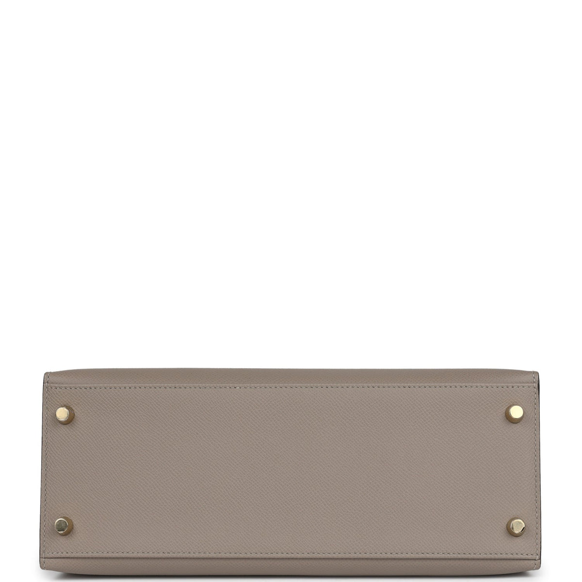 Special Order (HSS) Kelly Sellier 28 Gris Asphalte Verso Epsom Brushed Gold Hardware