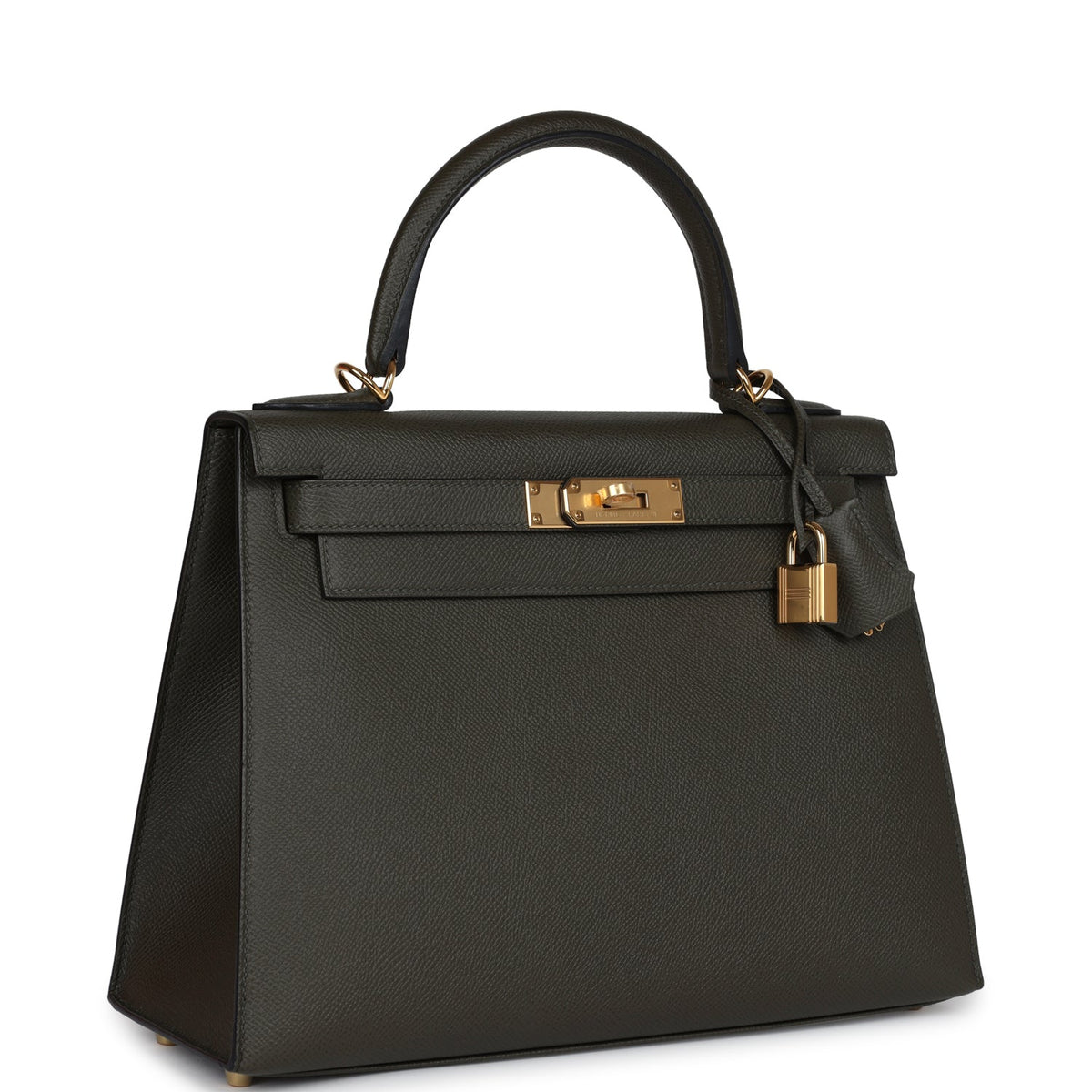 Kelly Sellier 28 Vert De Gris Epsom Gold Hardware