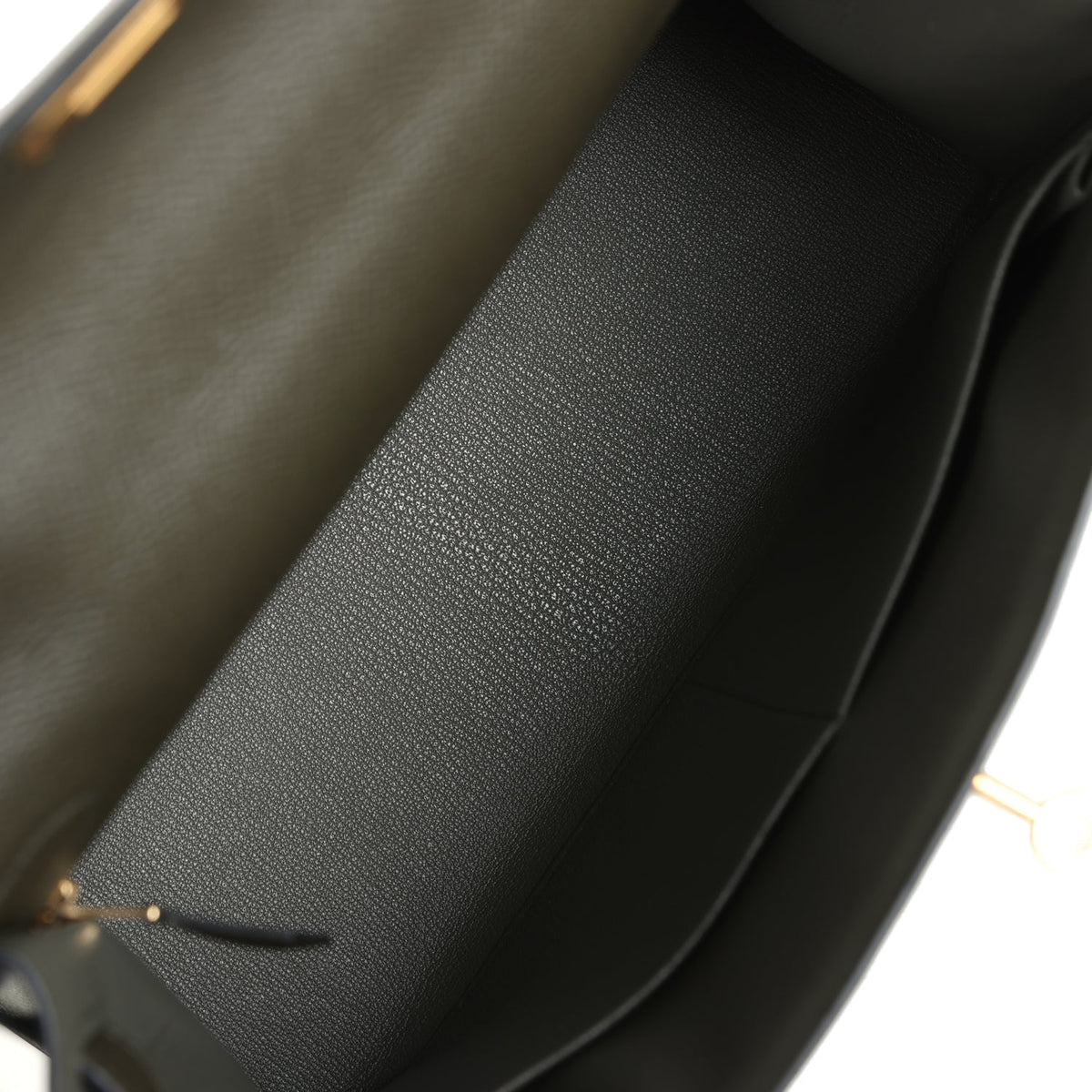 Kelly Sellier 28 Vert De Gris Epsom Gold Hardware