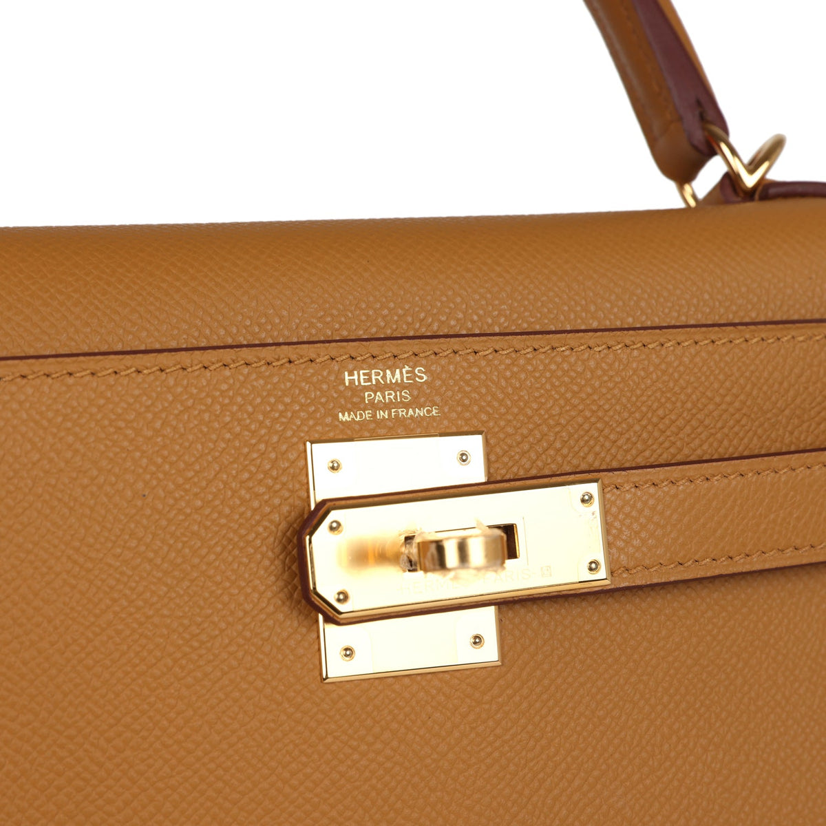 Kelly Sellier 28 Sesame Epsom Gold Hardware
