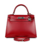 Kelly Sellier 28 Rouge Piment Box Palladium Hardware
