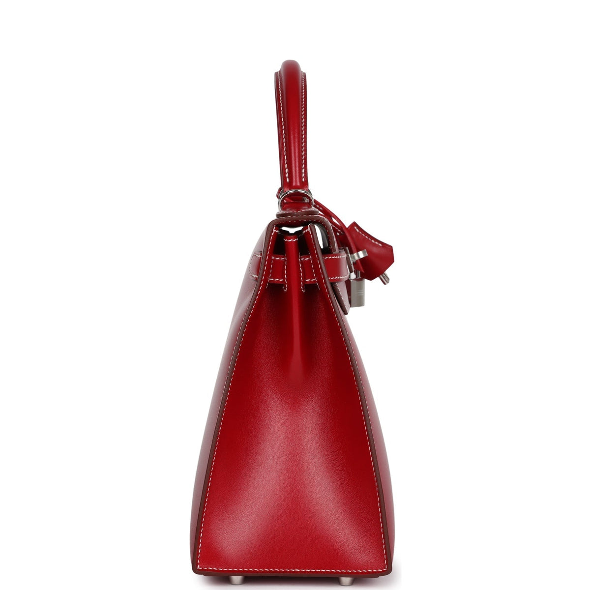 Kelly Sellier 28 Rouge Piment Box Palladium Hardware