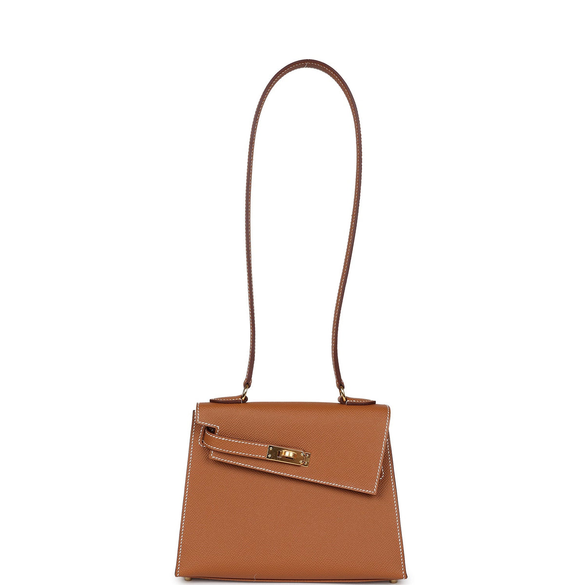 Kelly Sellier en Desordre 20 Gold Epsom Gold Hardware