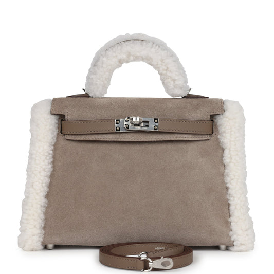 Teddy Kelly 20 Gris Caillou and Etoupe Swift Palladium Hardware