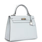 Kelly Sellier 25 Gris Platine Epsom Electrum Hardware