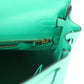 Kelly Retourne 25 Menthe Togo and Varanus Niloticus Lizard Touch Permabrass Hardware